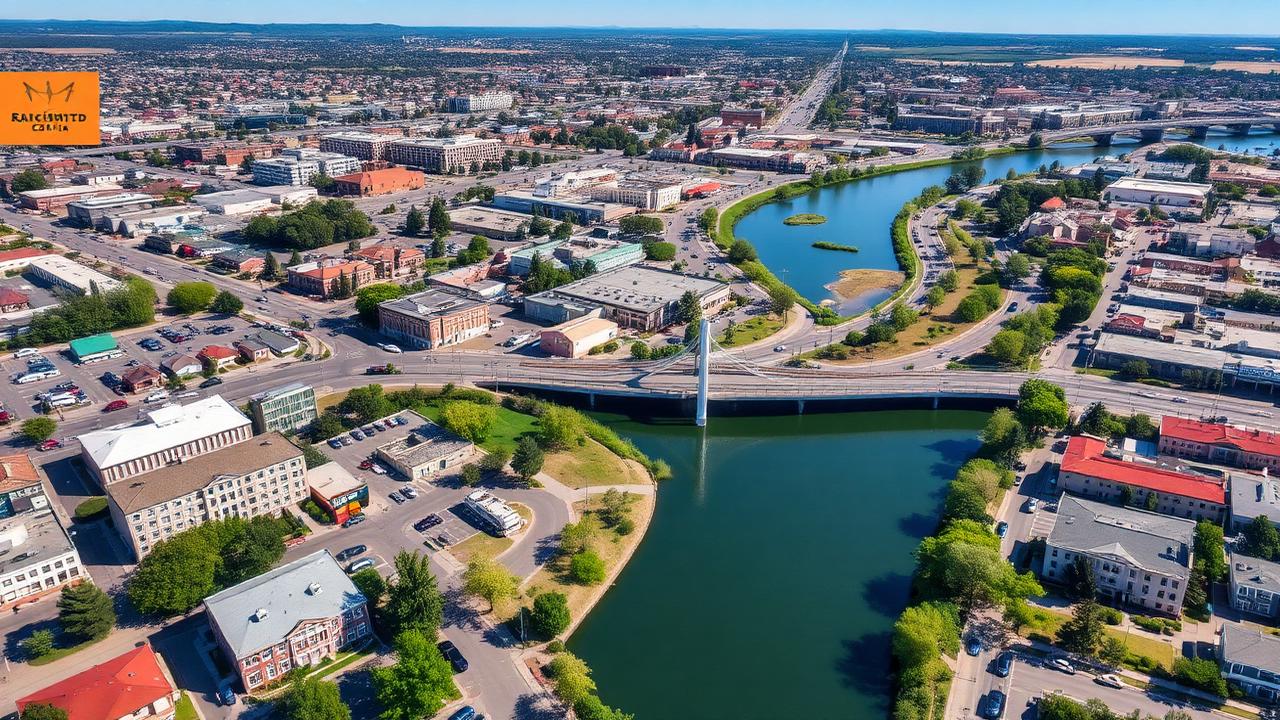 Downtown Redding, California community